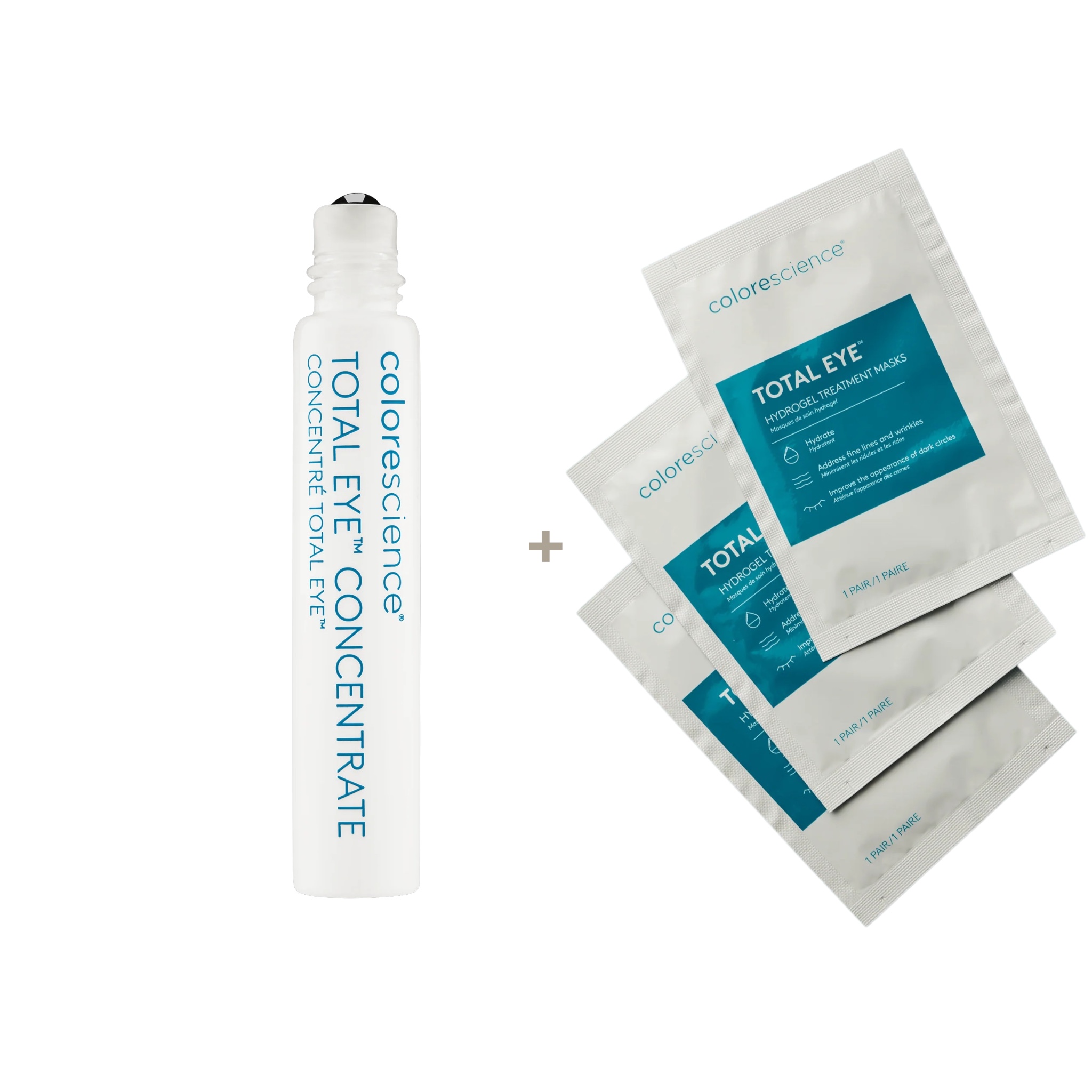 ColoreScience Total Eye® Concentrate Serum, få 3 Hydrogel Masks på köpet