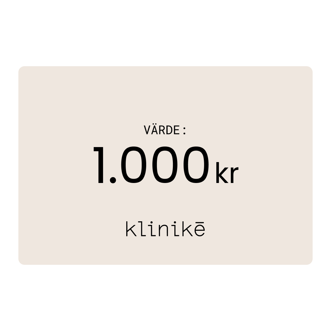 Digitalt Presentkort 1000:-