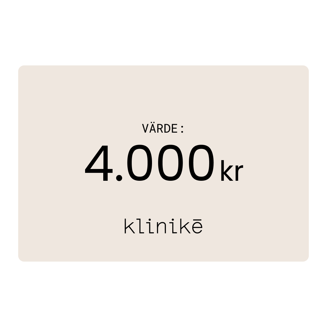 Digitalt Presentkort 4000:-