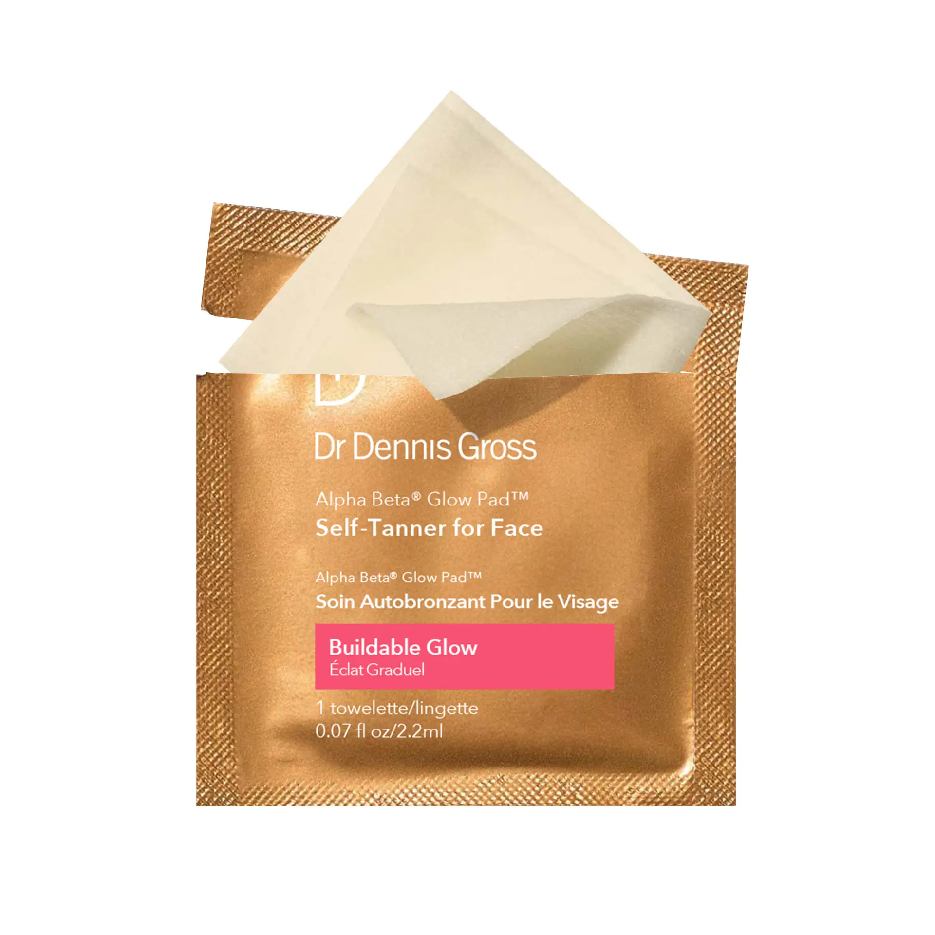 Dr Dennis Gross Alpha Beta® Glow Pad Self-Tanner for Face -Servetter - Bild 2