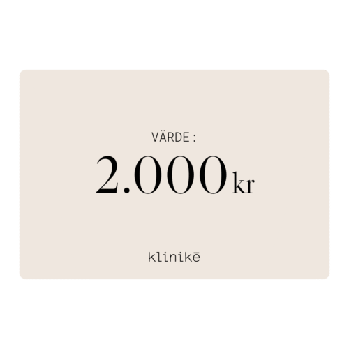 Digitalt Presentkort 2000:-