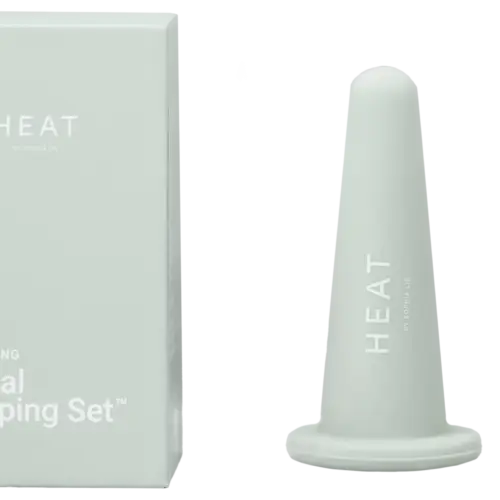 HEAT Facial Cupping Set med förpackning