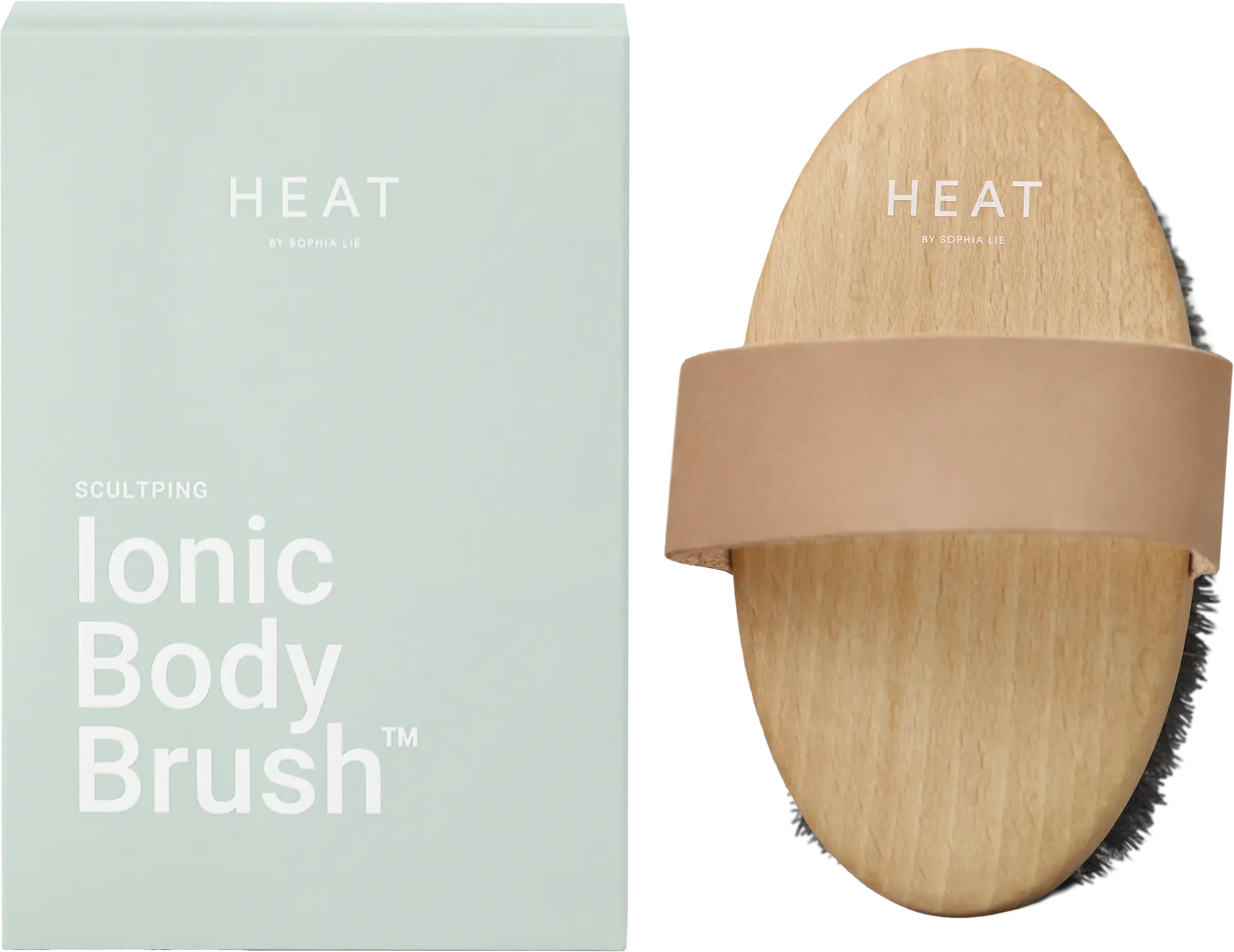 HEAT Ionic Body Brush med förpackning